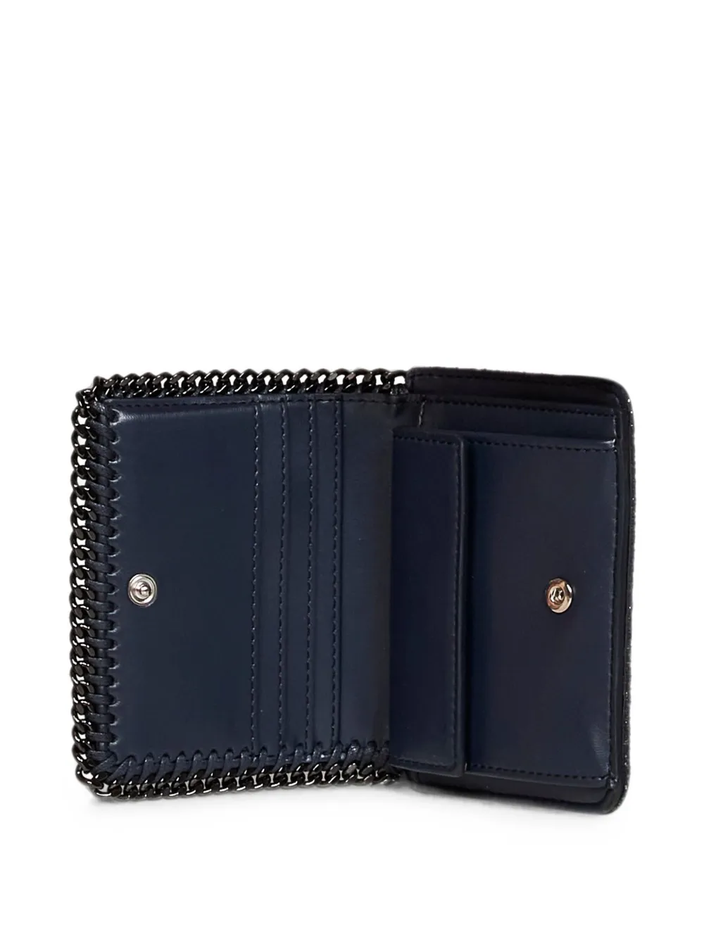 Stella McCartney Falabella portemonnee met ketting afwerking Blauw