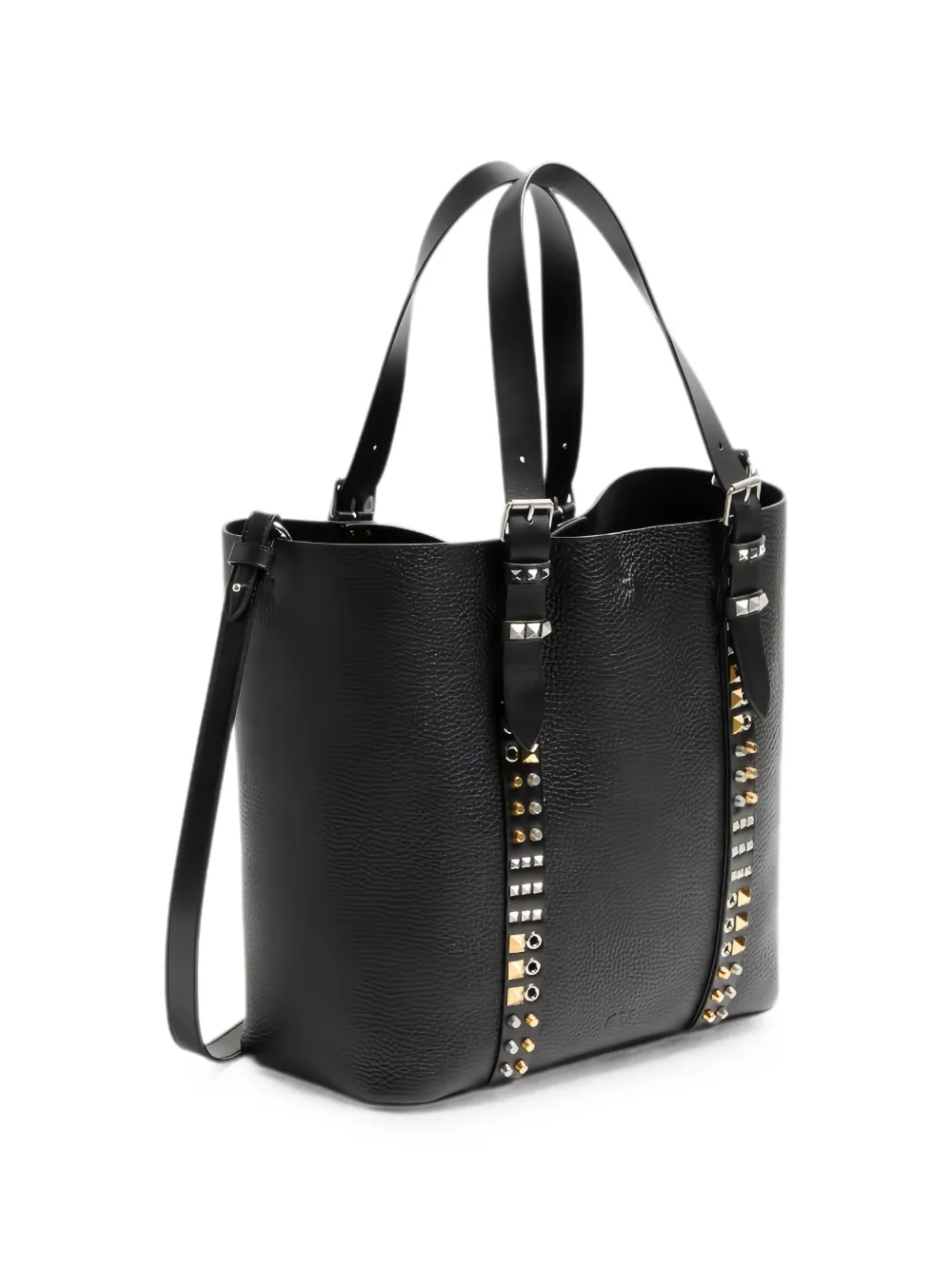Valentino Garavani Rockstud leren shopper Zwart