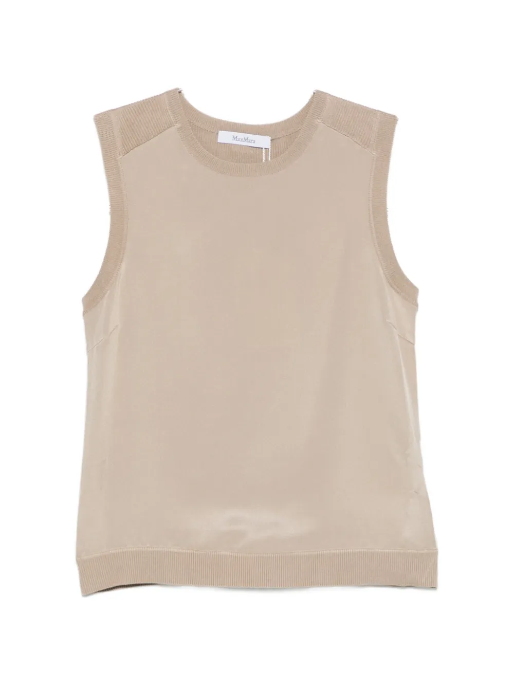 Max Mara crew-neck vest - Toni neutri