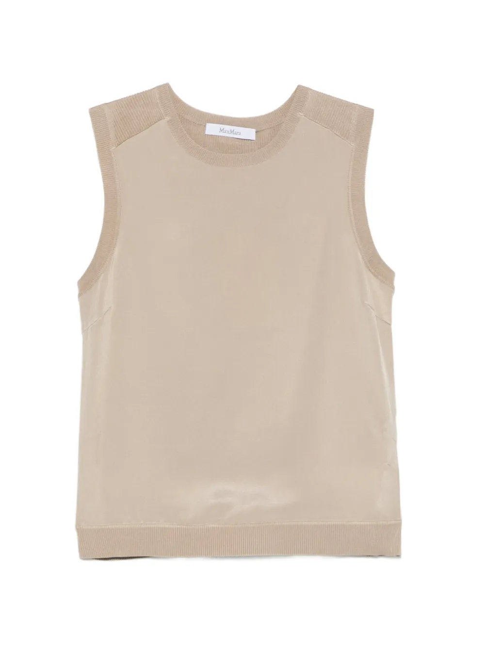 Max Mara crew-neck vest
