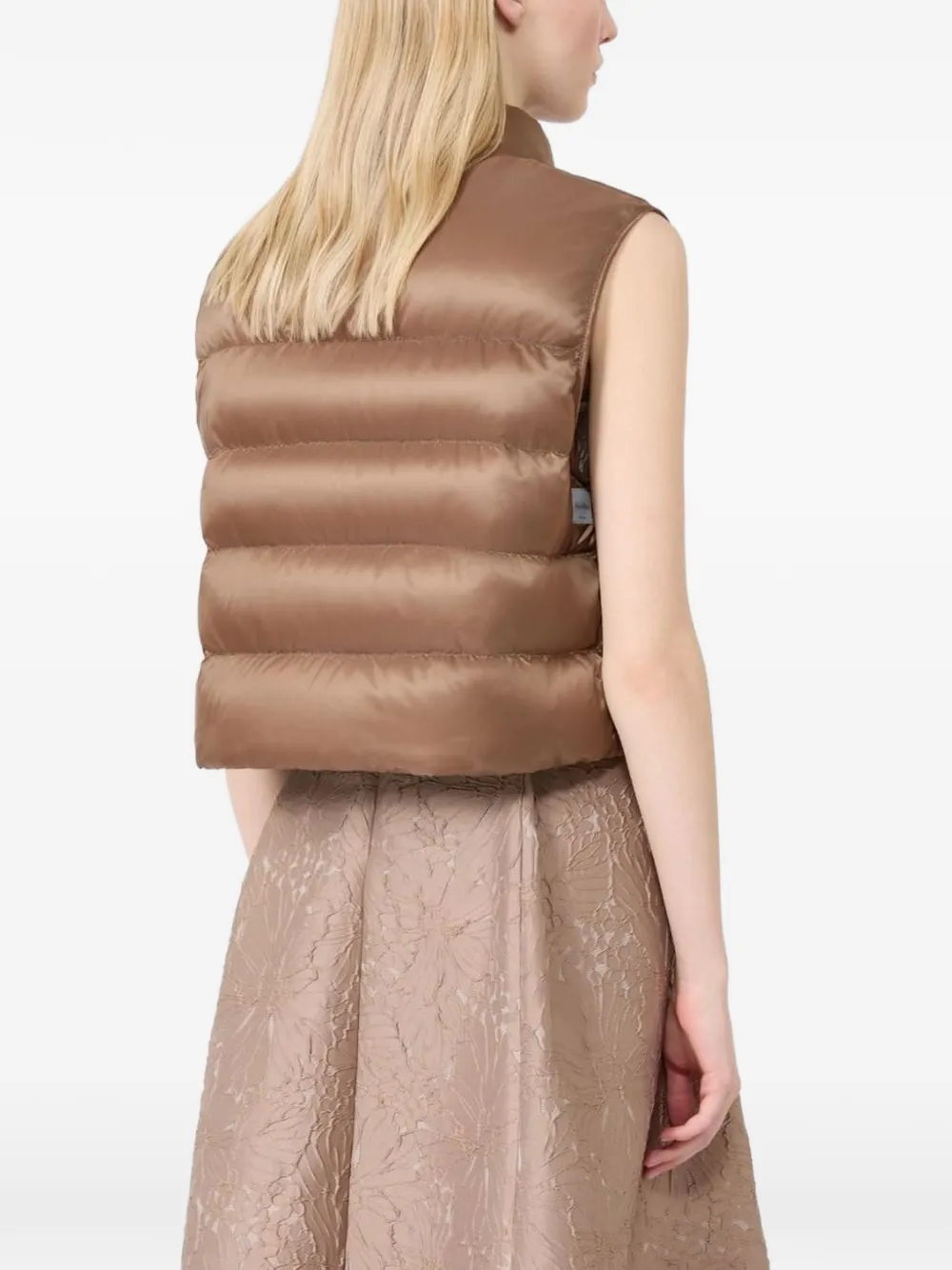 Max Mara Cropped bodywarmer Bruin