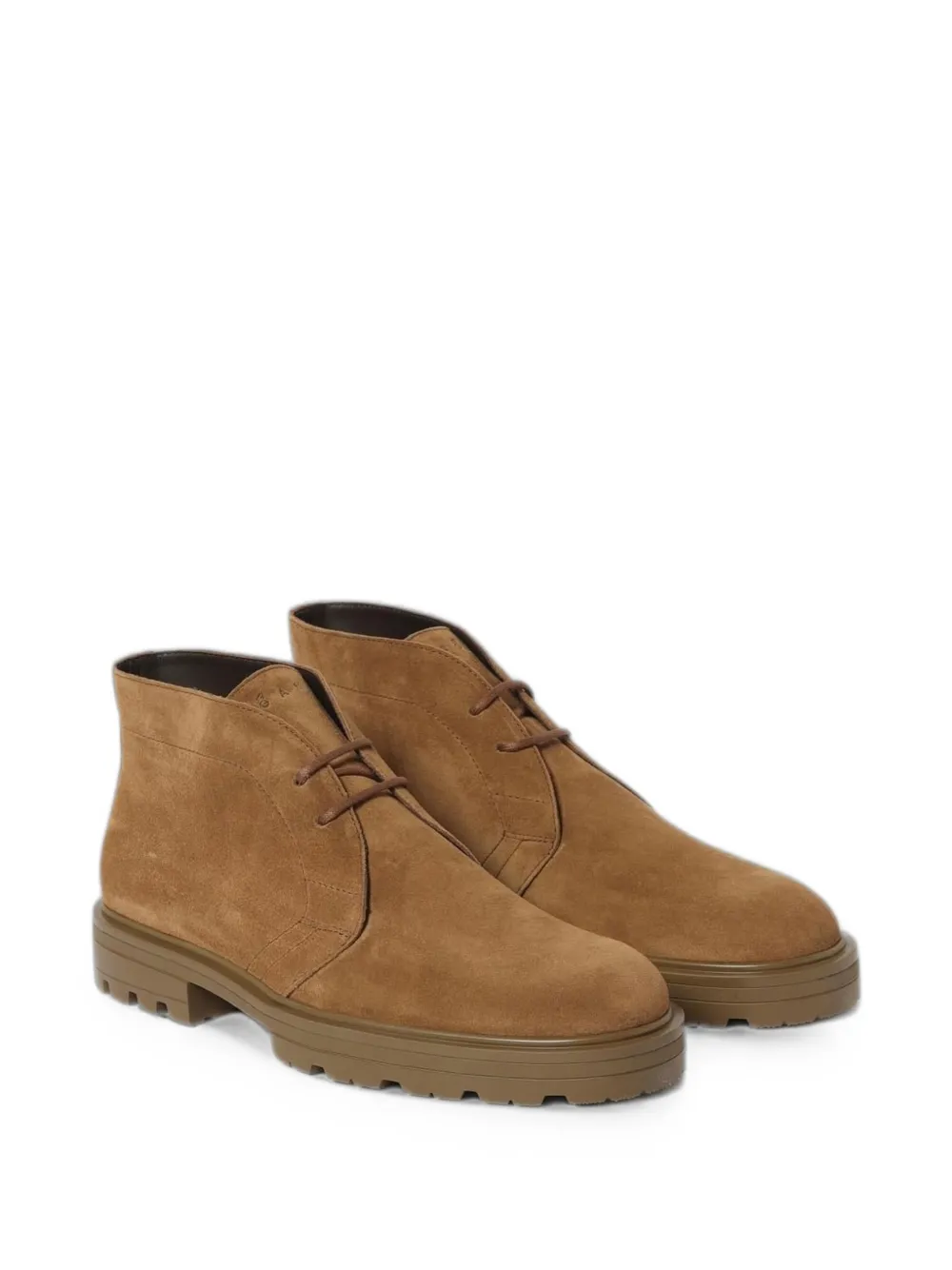 Hogan suede desert boots Beige