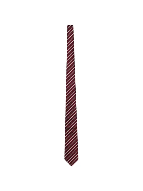 Emporio Armani striped silk tie