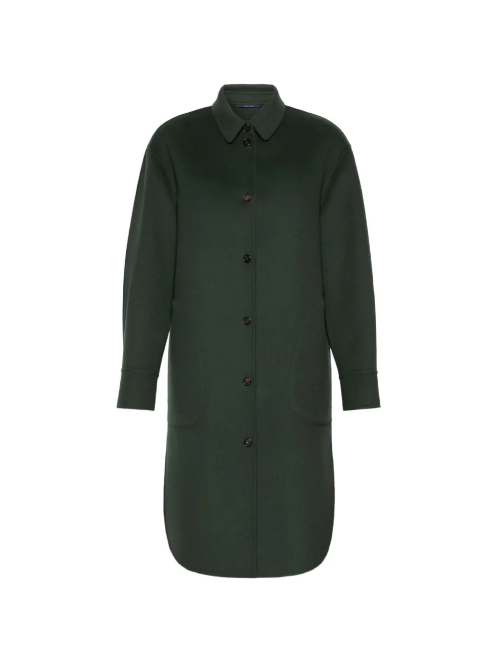 'S Max Mara virgin wool button-down coat - Verde