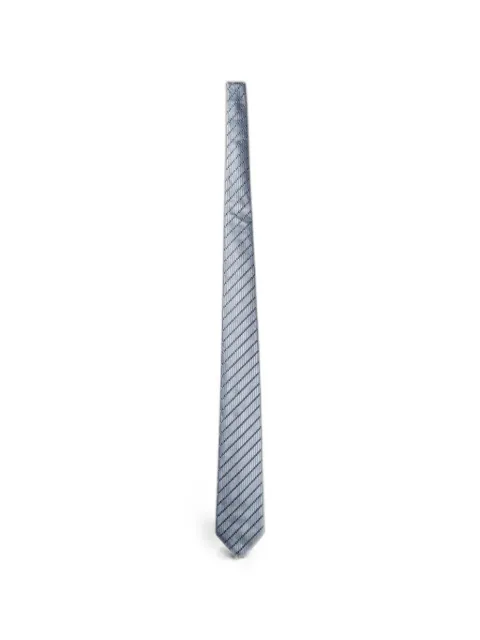 Emporio Armani diagonal-stripe silk tie