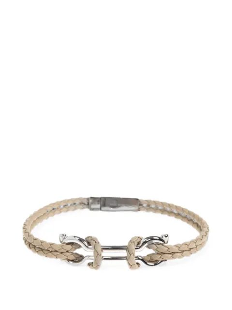 Ferragamo Gancini braided bracelet
