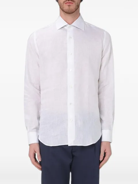 Eleventy long-sleeve linen shirt