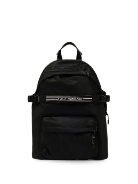 Emporio Armani logo-stripe backpack