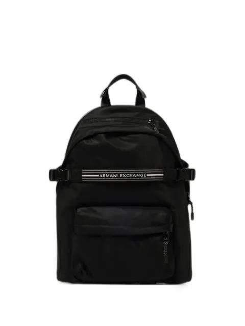 Emporio Armani logo-stripe backpack