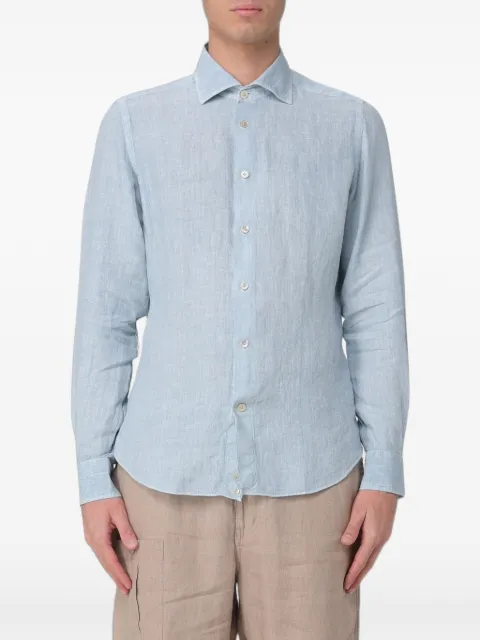 Eleventy long-sleeve linen shirt