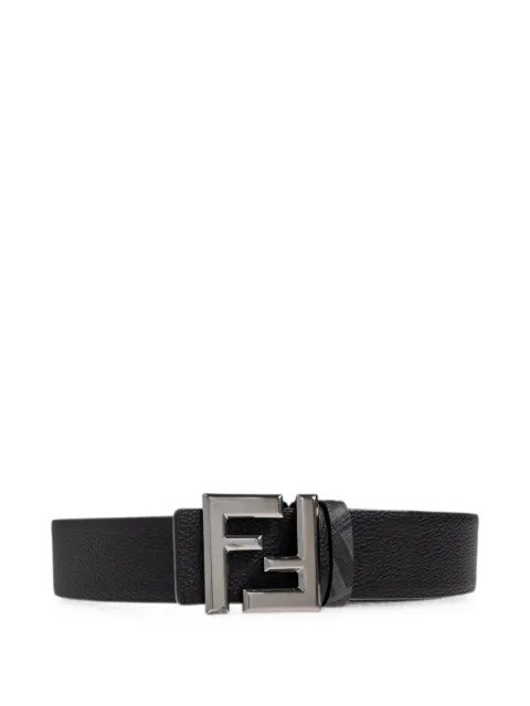 FENDI Squared FF logo reversible belt