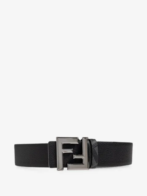 FENDI Squared FF logo reversible belt