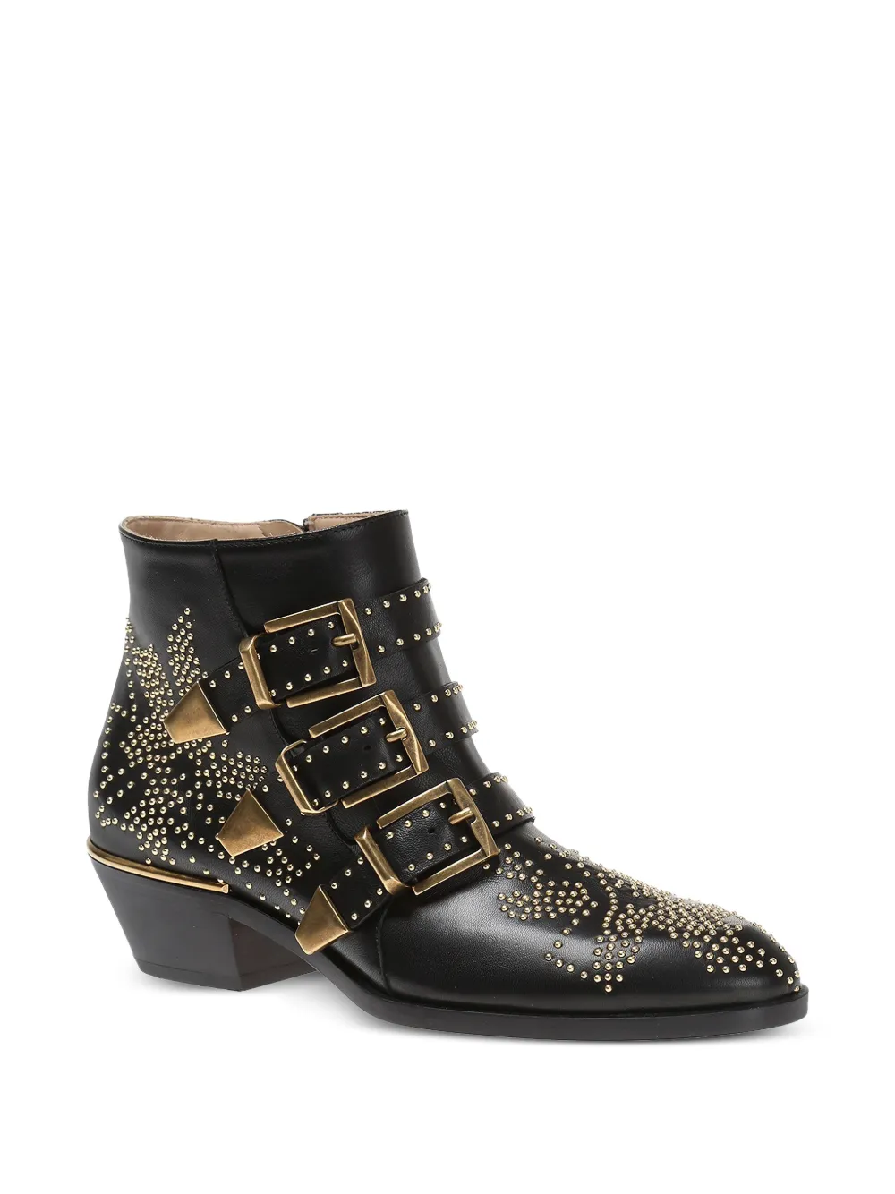 Chloé Susanna enkellaarzen met studs Zwart
