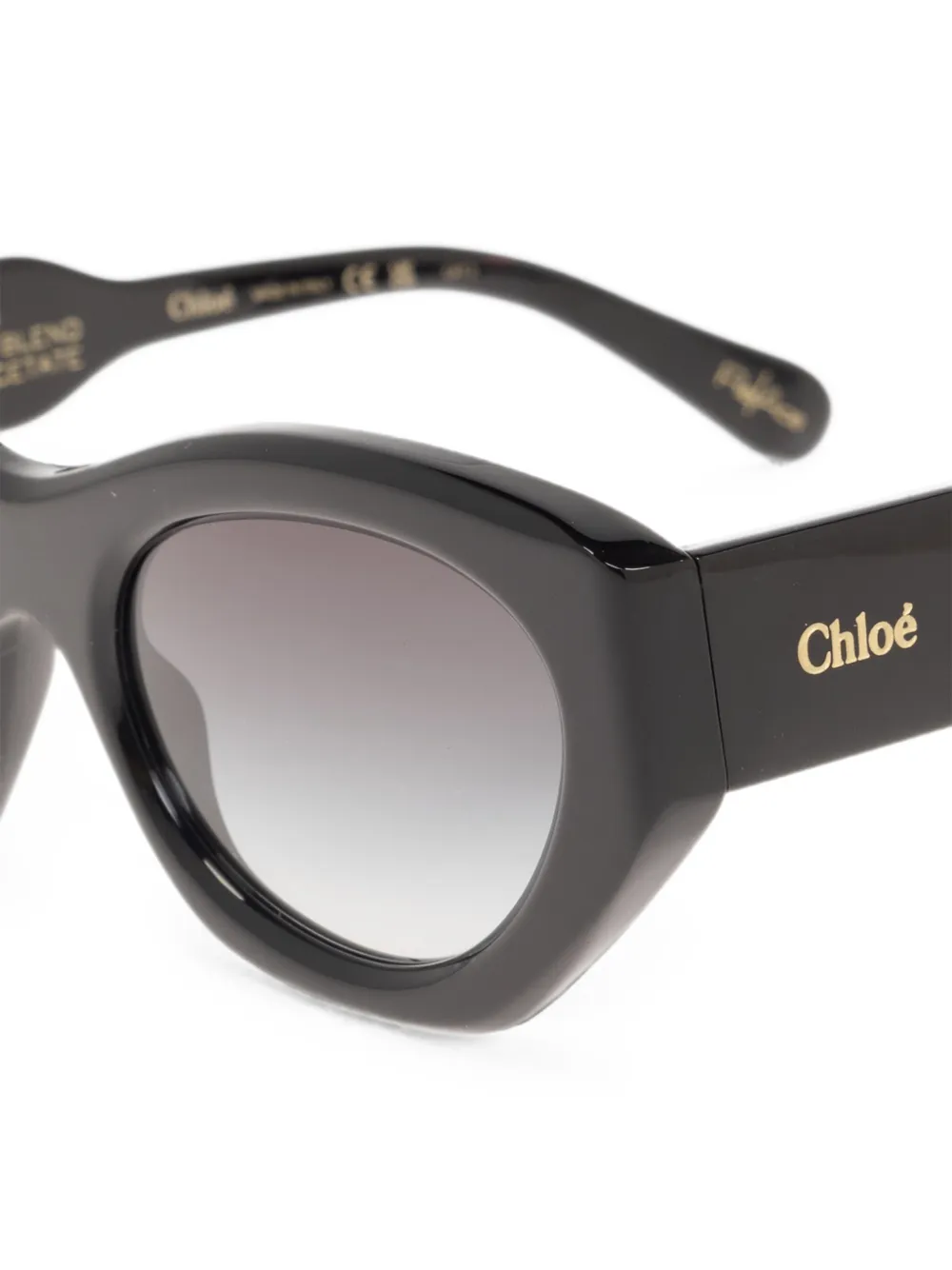 Chloé Gayia zonnebril met cat-eye montuur Zwart