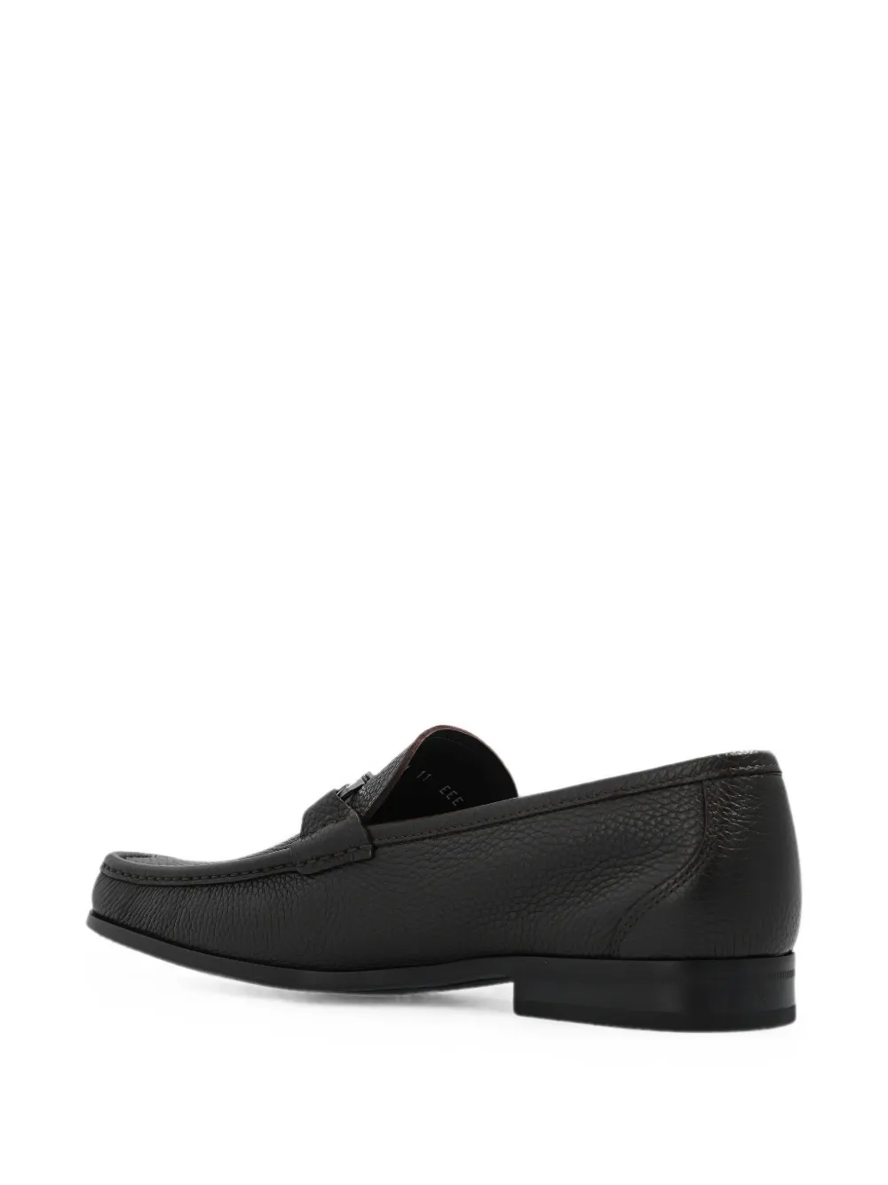 Ferragamo Gancini loafers met gesp Bruin