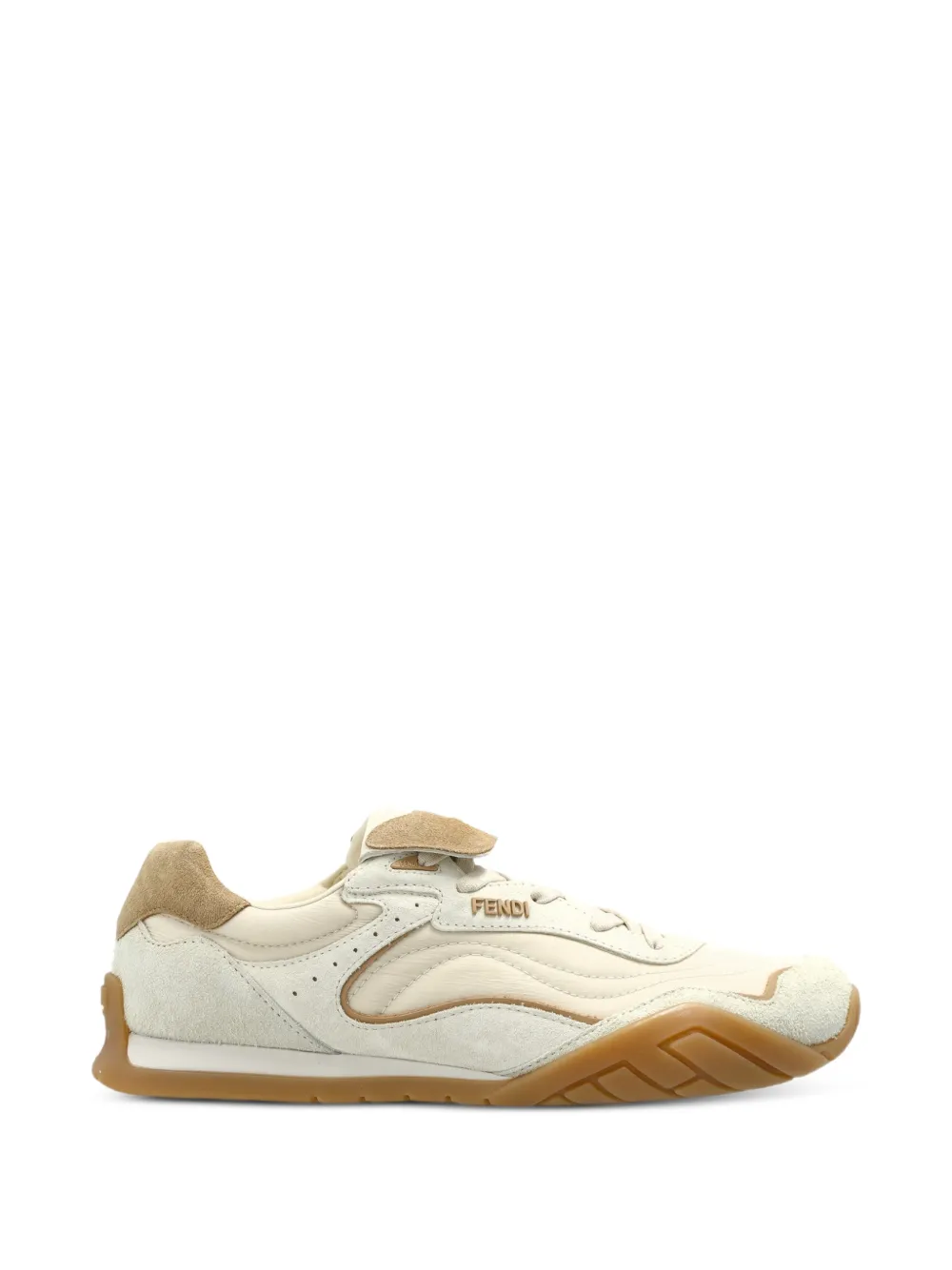 FENDI Wave Pulse Sneakers mit Einsätzen - Weiß
