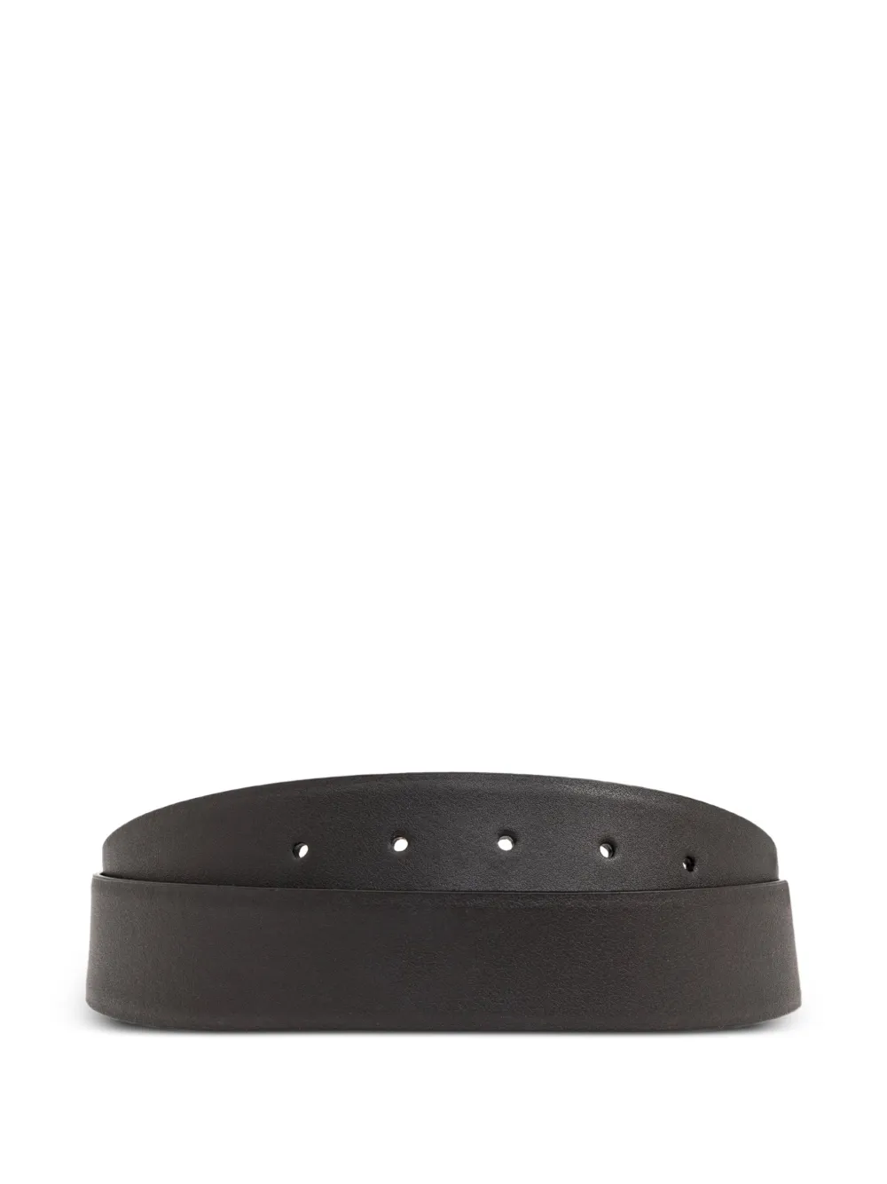 FENDI Omkeerbare leren riem met logo Bruin