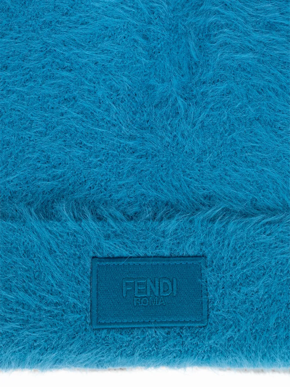 FENDI Muts met logopatch Blauw