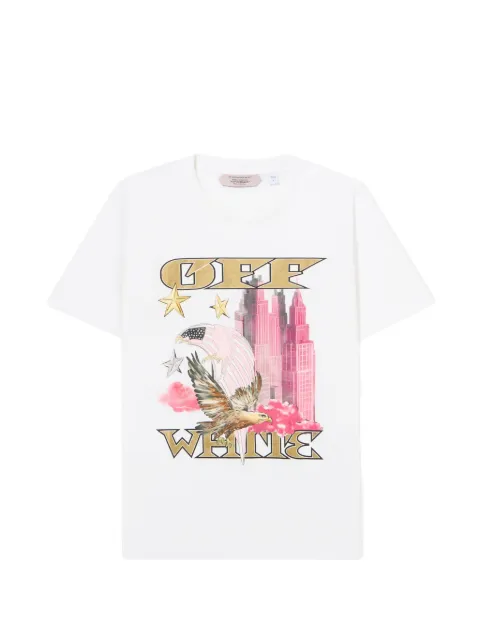Off-White camiseta slim con motivo gráfico