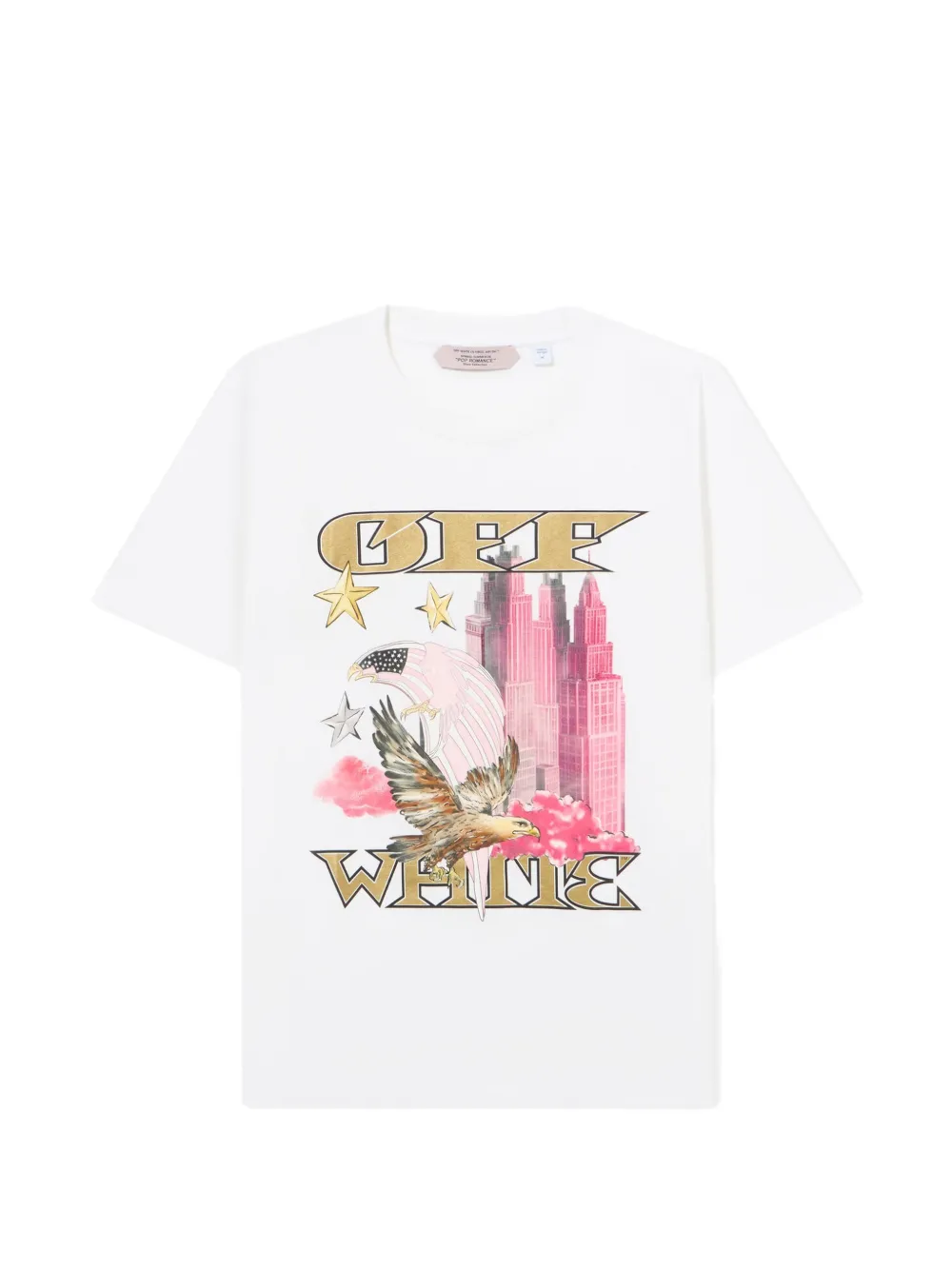 Off-White graphic-print slim-fit T-shirt - Bianco