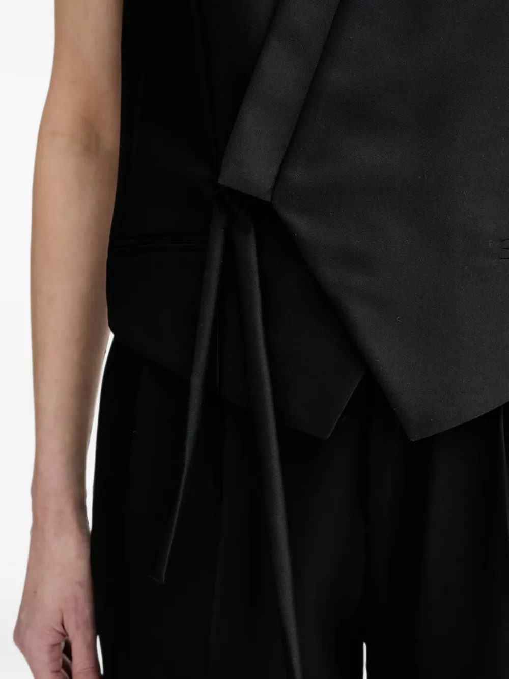 Kenzo Mouwloze wikkelspencer Zwart