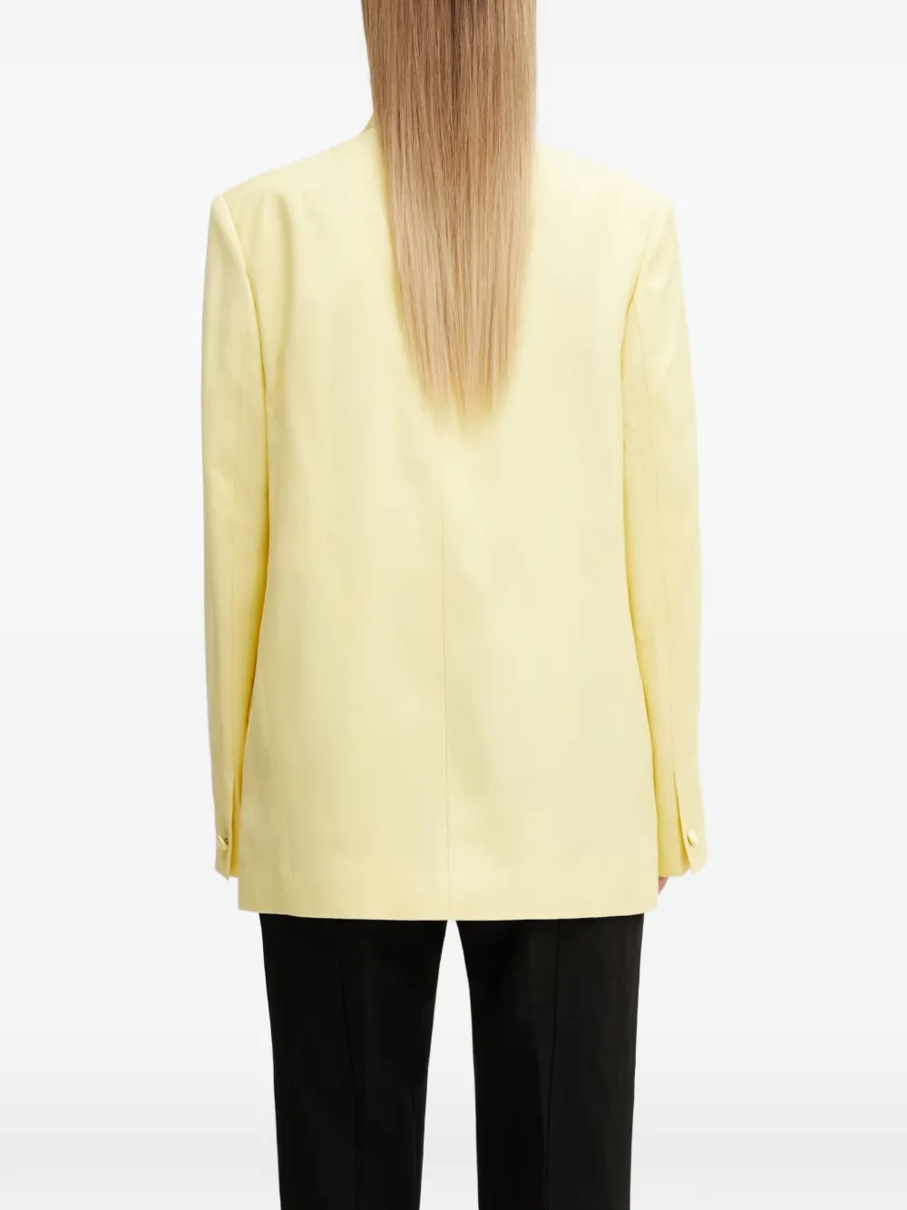 Kenzo Blazer in wikkelstijl Geel