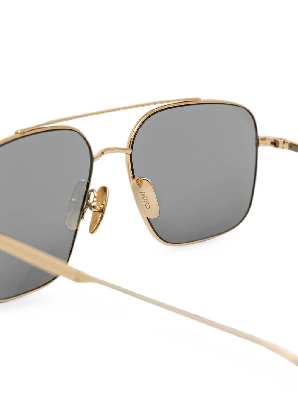 ROTATE BIRGER CHRISTENSEN x Chimi zonnebril met piloten montuur Goud