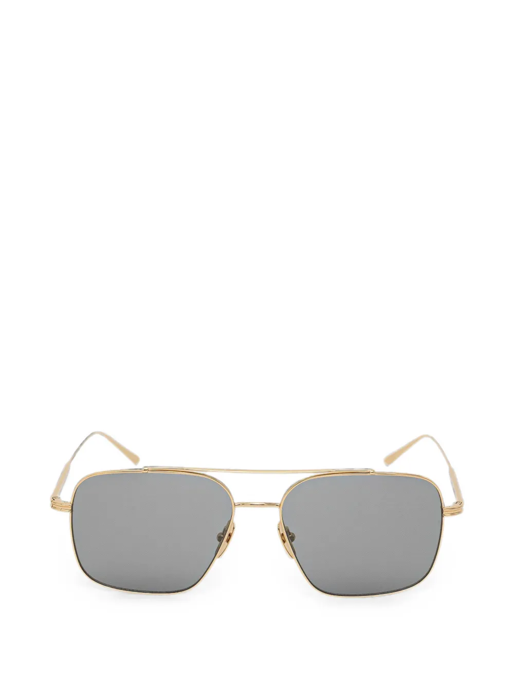 ROTATE BIRGER CHRISTENSEN x Chimi pilot-frame double-bridge sunglasses - Oro