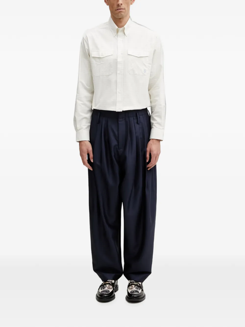 Kenzo Plooibroek Blauw