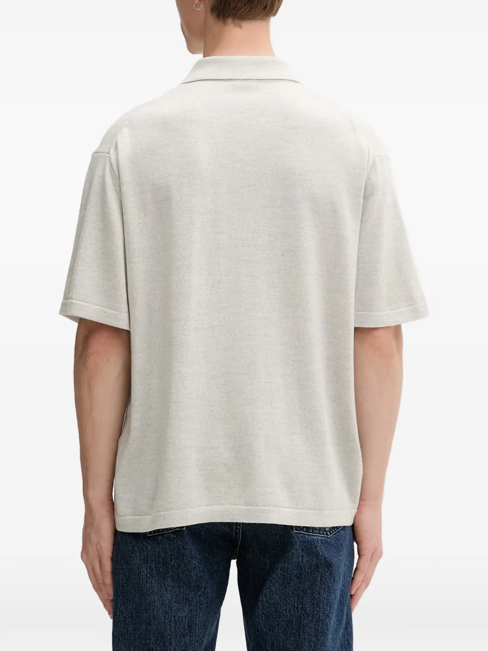 Kenzo Gebreid poloshirt met geborduurd logo Beige