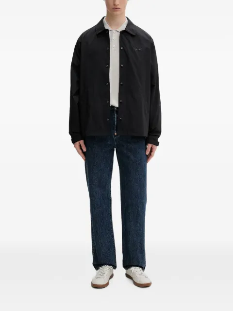 Kenzo logo刺绣针织polo衫