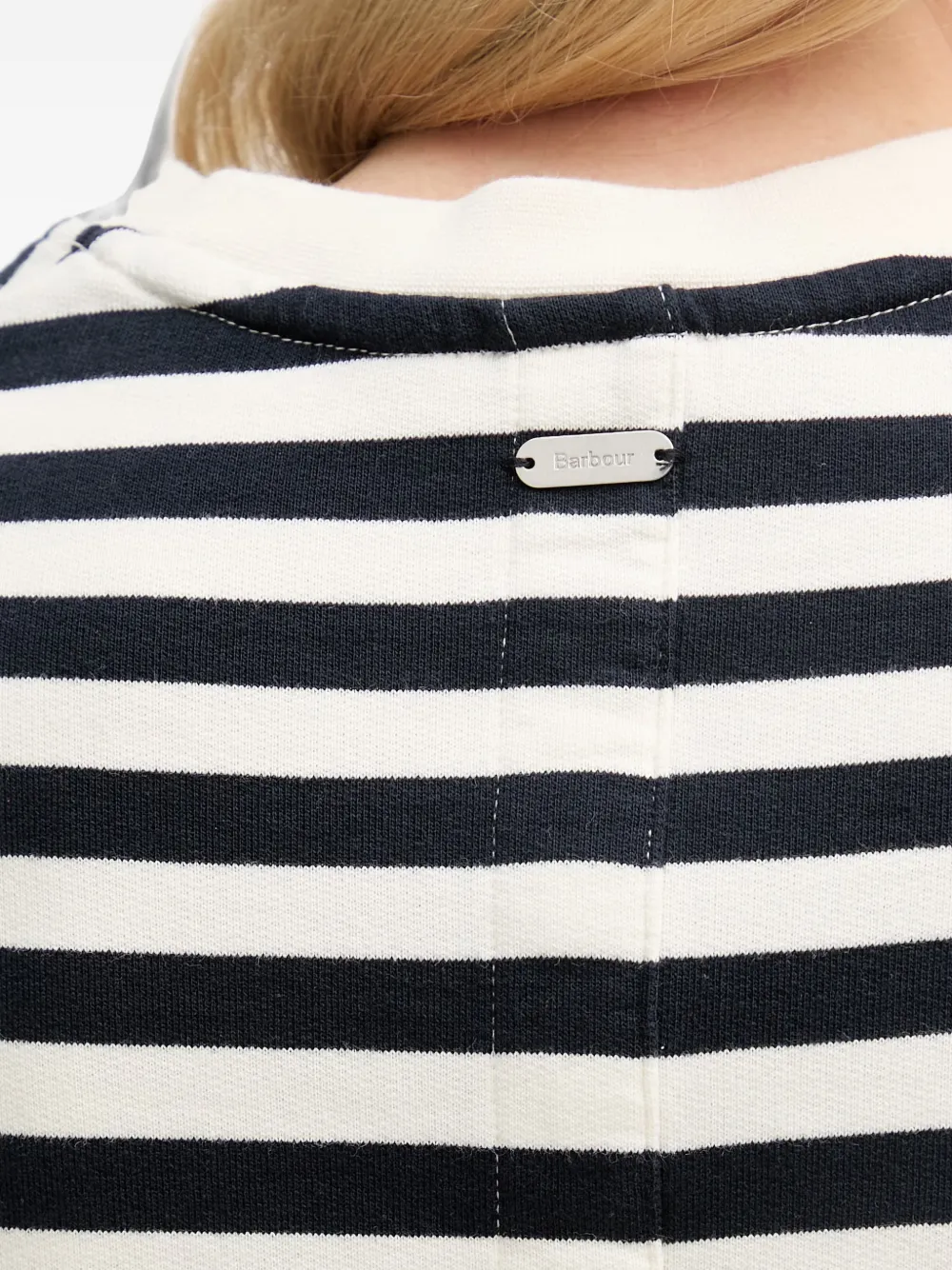 Barbour Layla gestreepte sweater Blauw