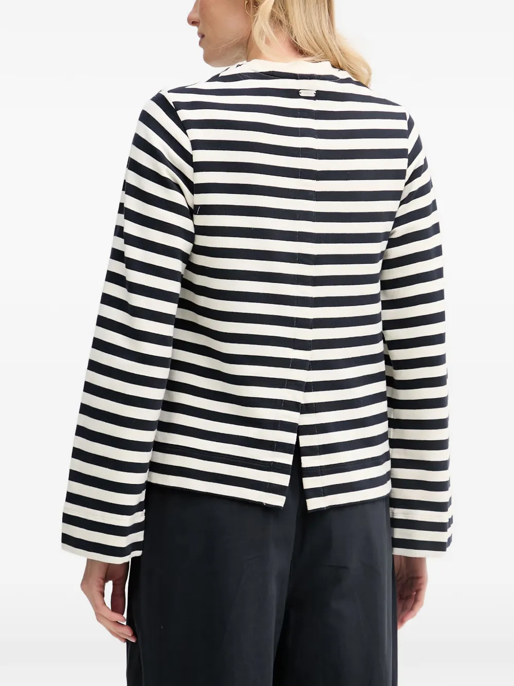 Barbour Layla gestreepte sweater Blauw