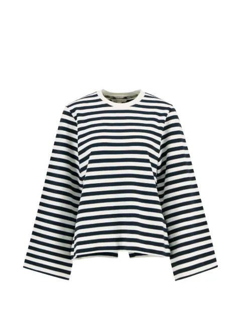 Barbour Layla striped sweatshirt