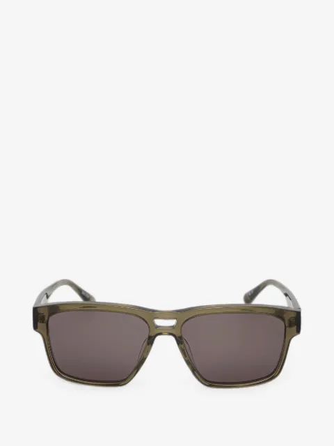 Barbour rectangle-frame sunglasses