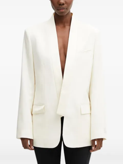 Kenzo logo-patch shawl-lapels blazer