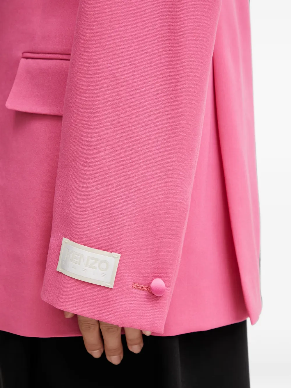 Kenzo Blazer met sjaalkraag Roze