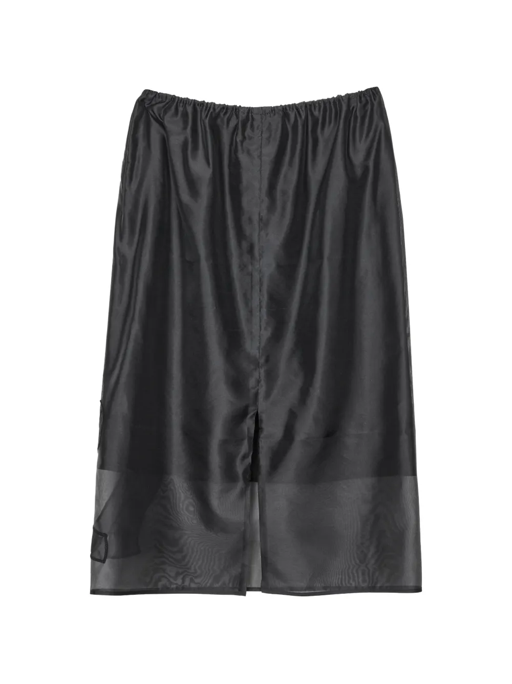 Cecilie Bahnsen Bria straight midi-rok met strik-applicatie Zwart