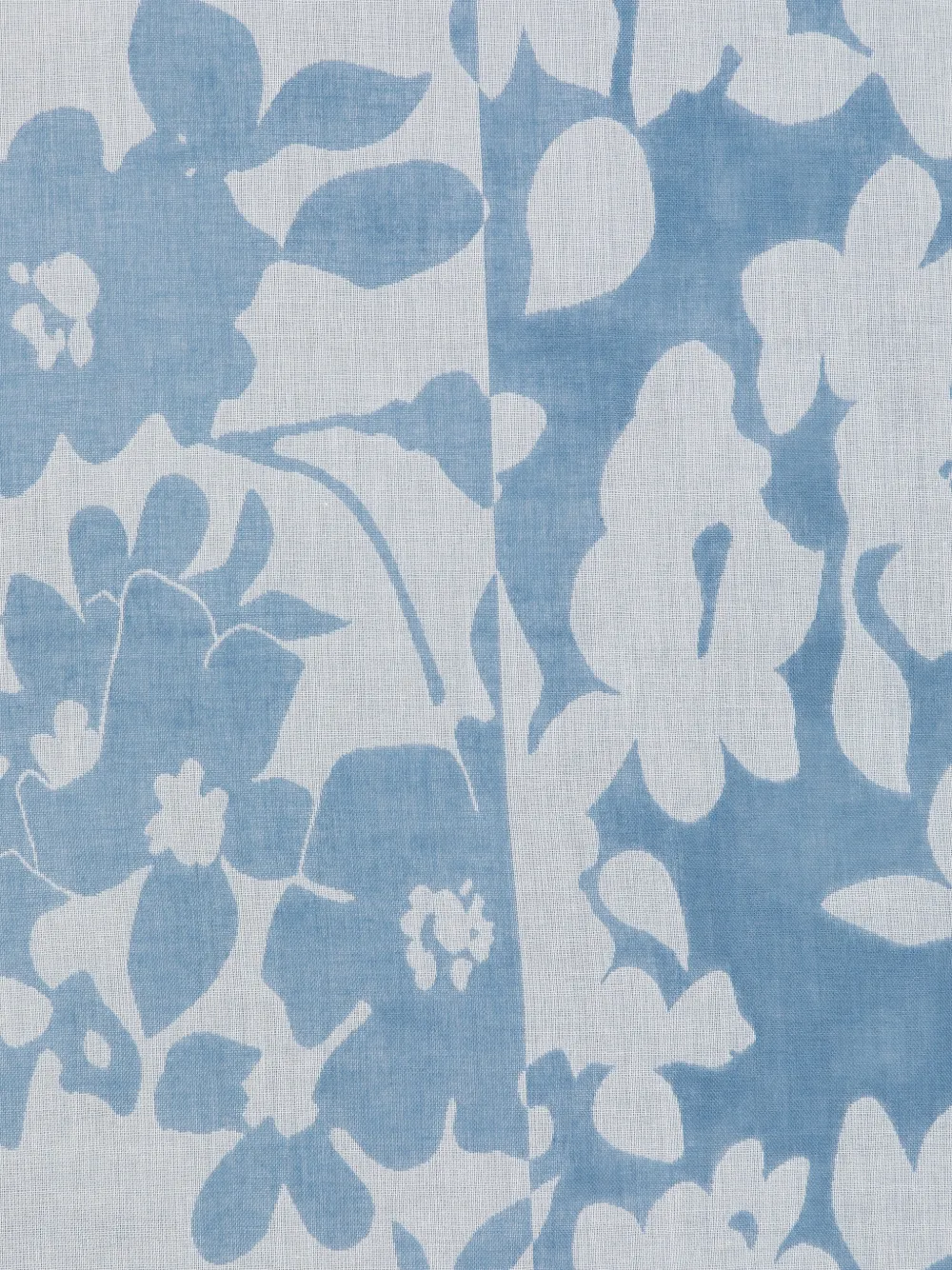 Marc O'Polo Sjaal met franje Blauw
