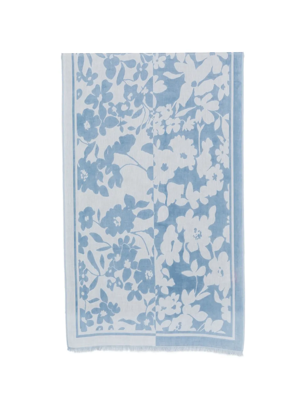 Marc O'Polo Schal mit Blumenprint - Blau