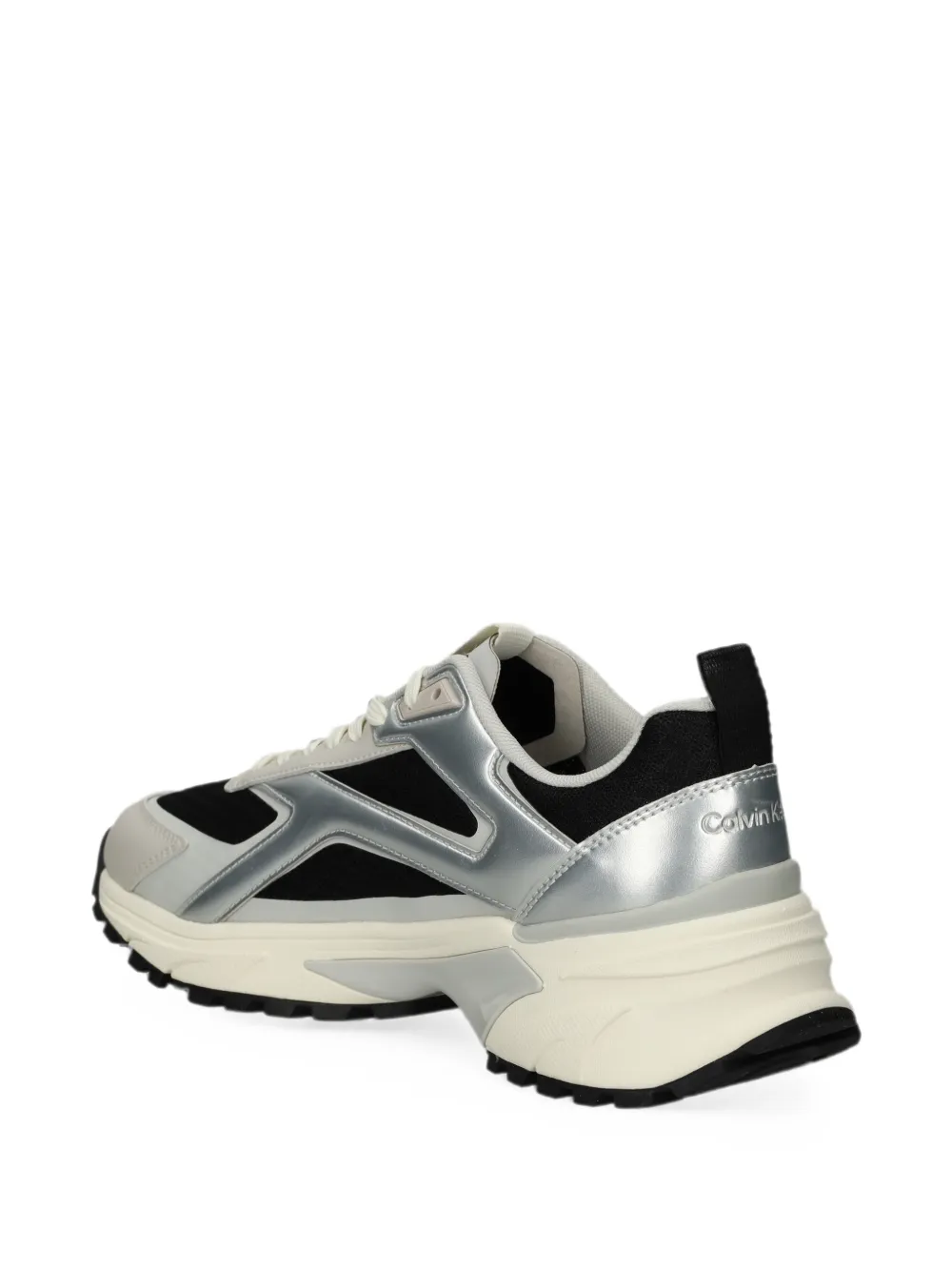 Calvin Klein Sandalen met metallic-effect Zwart