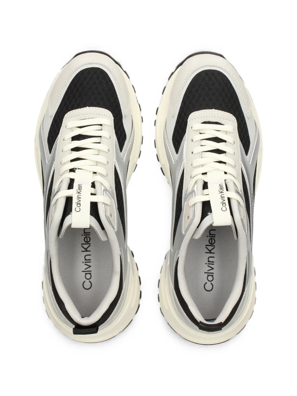 Calvin Klein Sandalen met metallic-effect Zwart