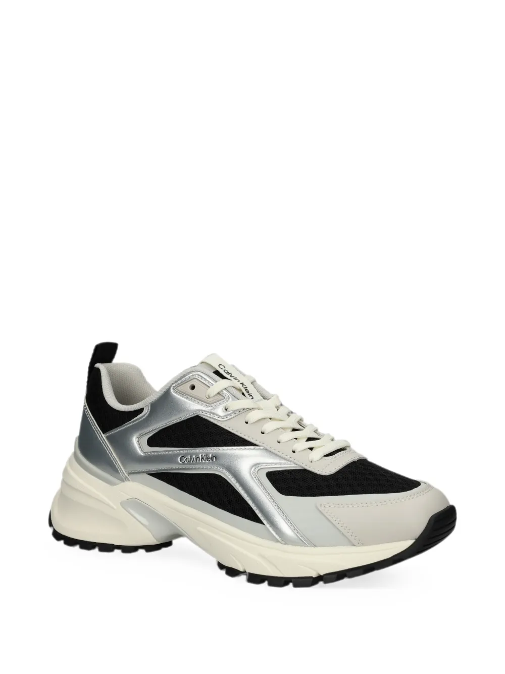 Calvin Klein Sandalen met metallic-effect Zwart