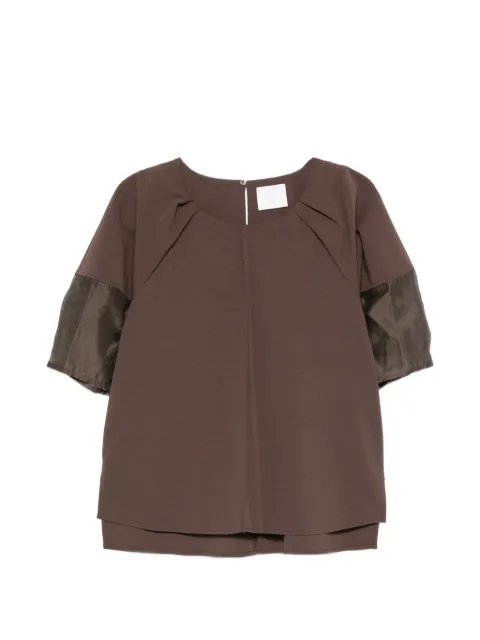 Su pleated-detail blouse