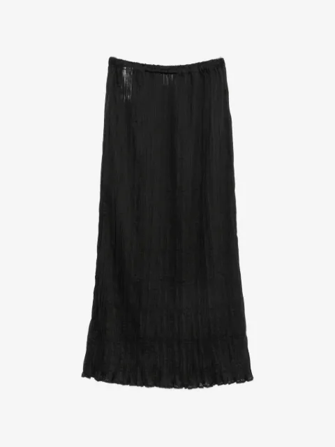 Su crinkled-effect maxi skirt
