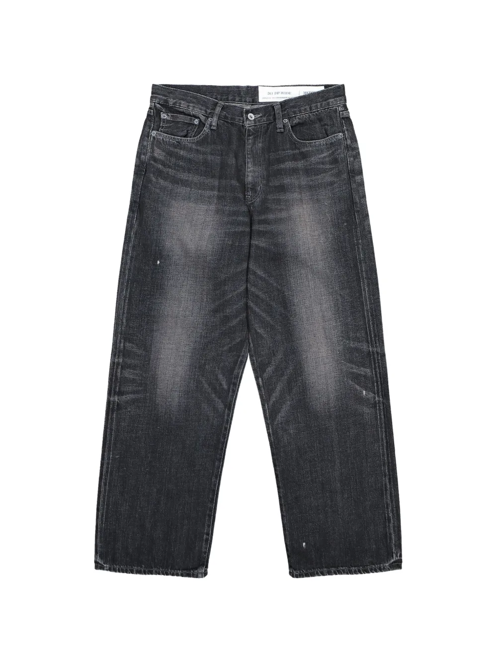 Neighborhood washed wide-leg jeans - Grigio