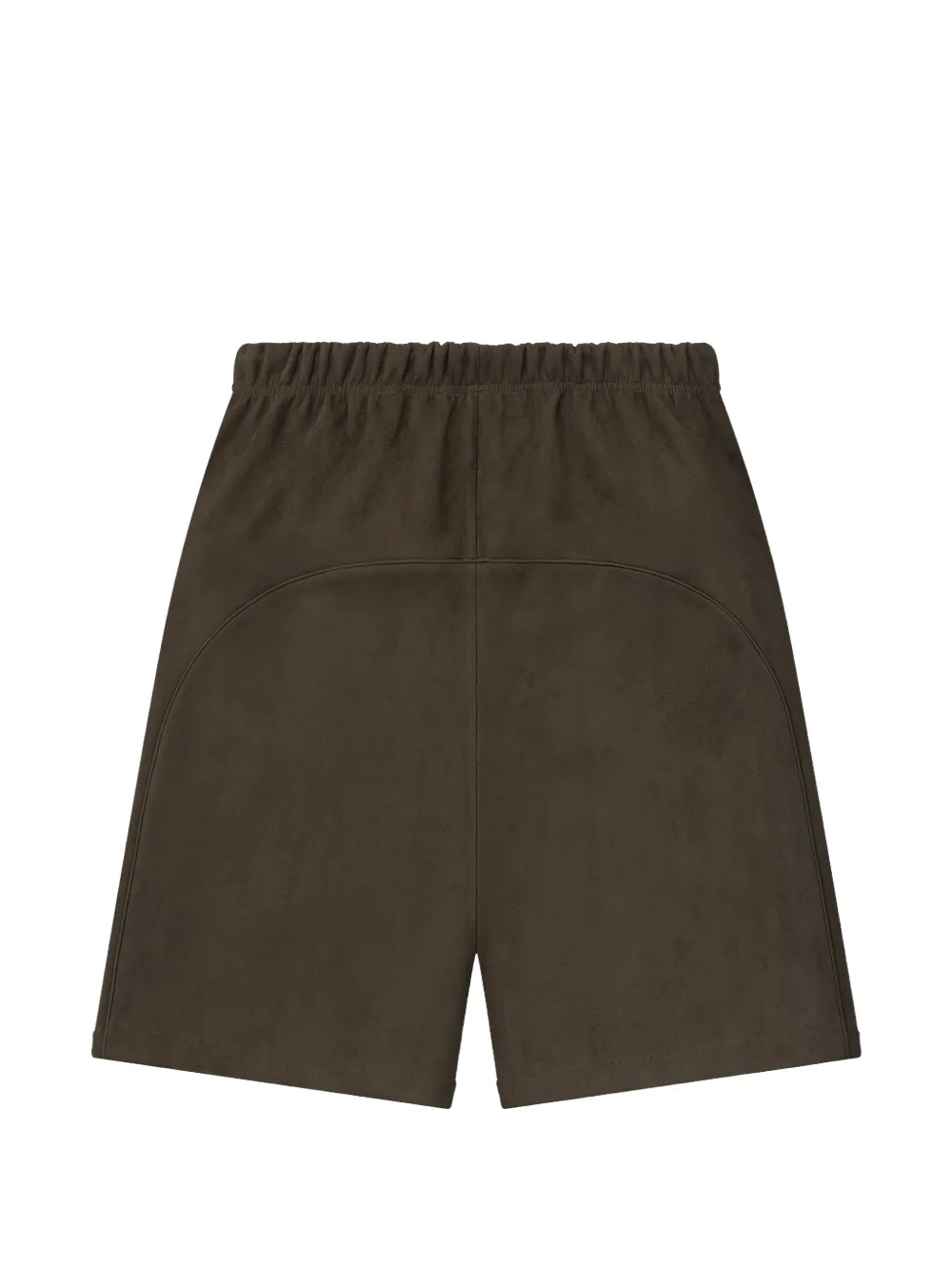 FEAR OF GOD ESSENTIALS shorts met geborduurd logo Bruin
