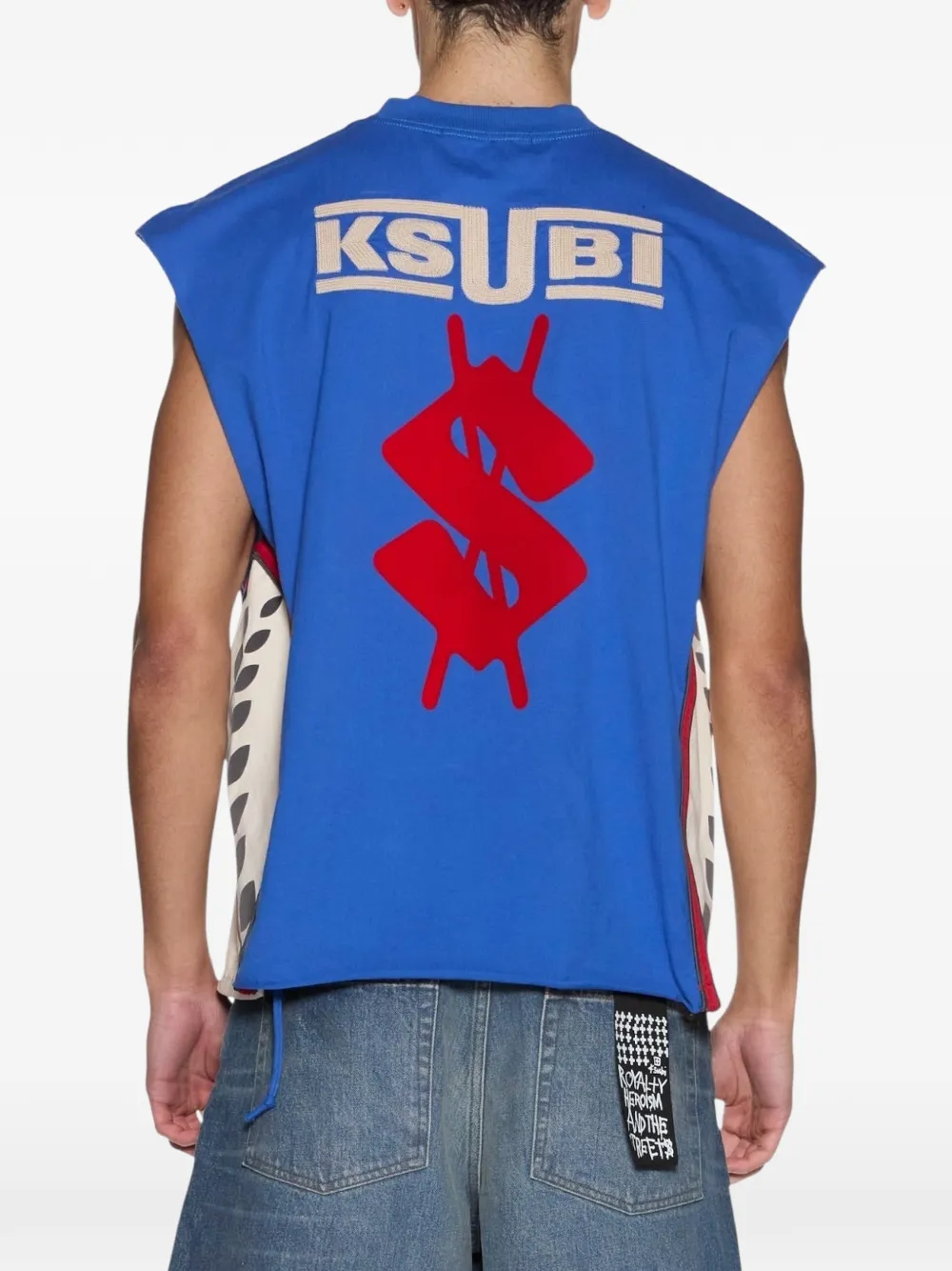 Ksubi Zoom Ekcess top Blauw