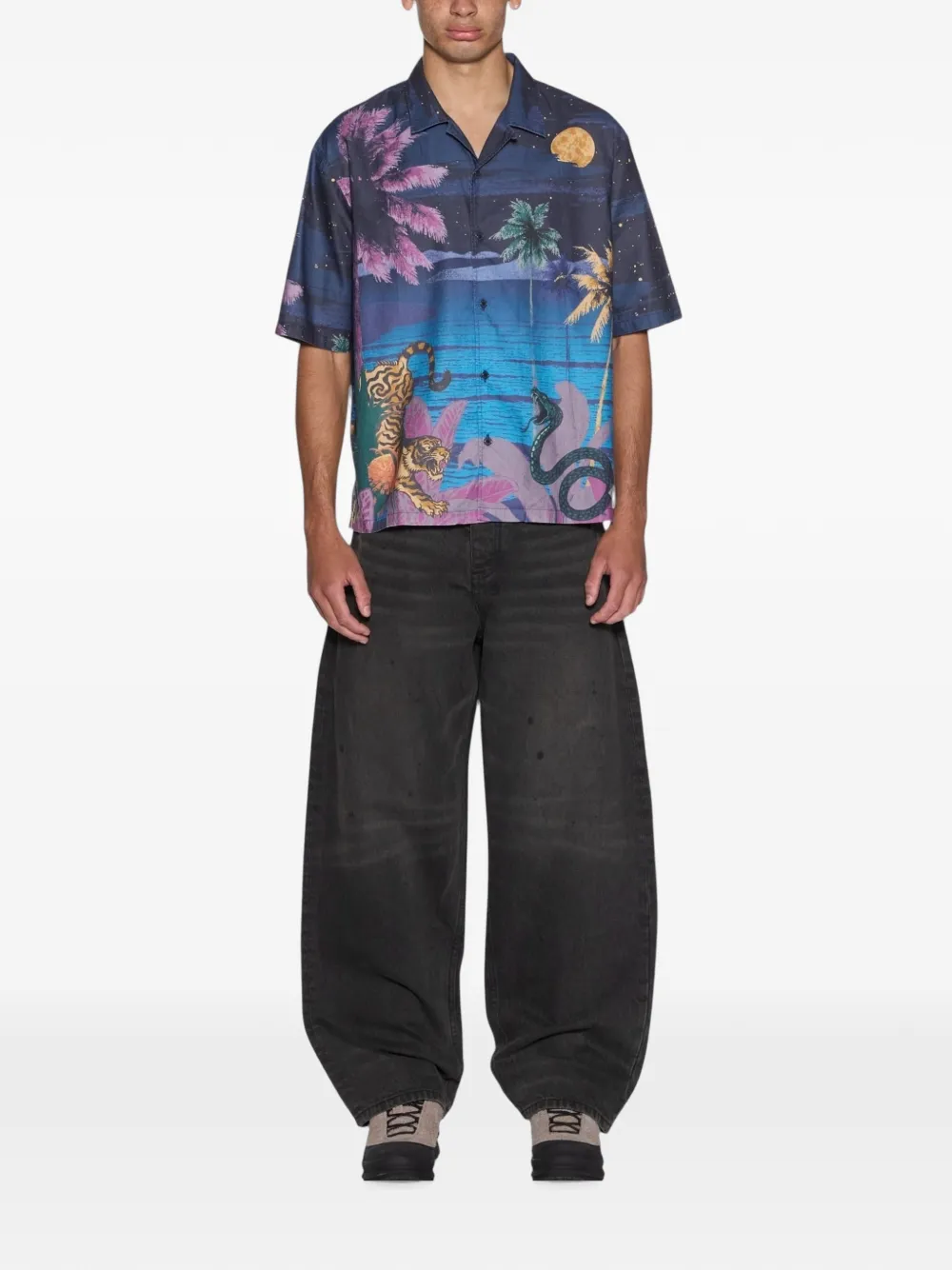 Ksubi Moonlight Diner overhemd met grafische print Blauw