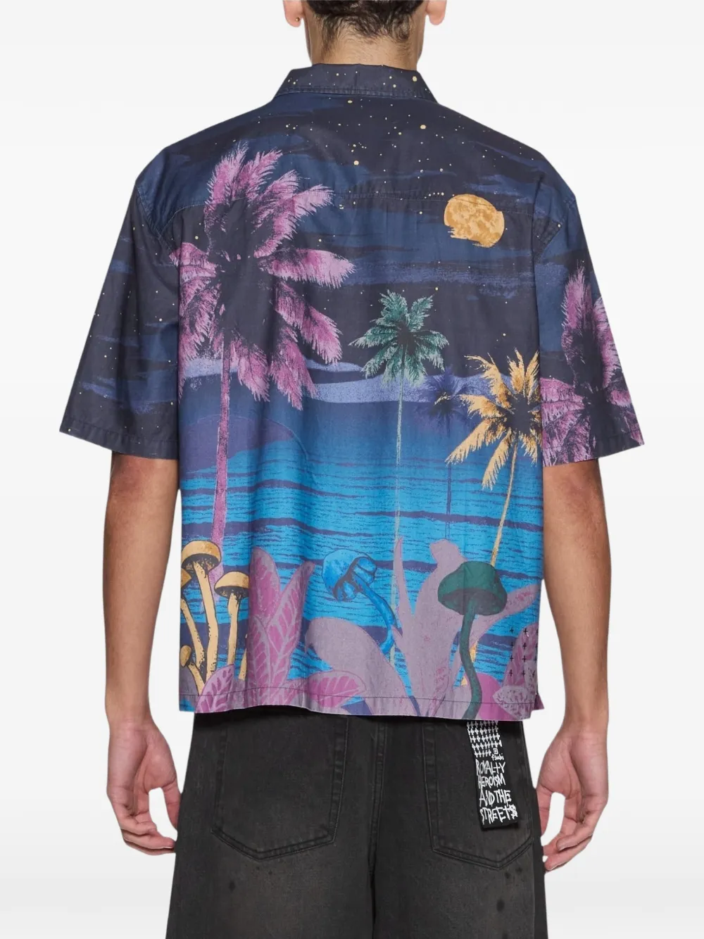 Ksubi Moonlight Diner overhemd met grafische print Blauw